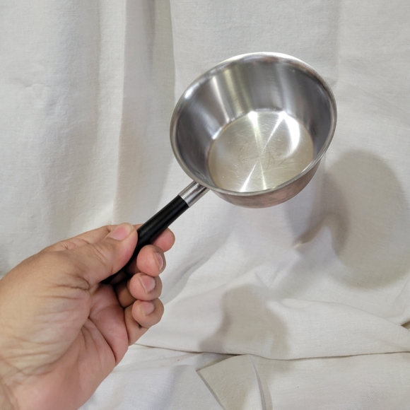 Vintage "Spring"  Copper Bottom Mini Sainless Steel Pot Made In Switzerland - Picture 2 of 4